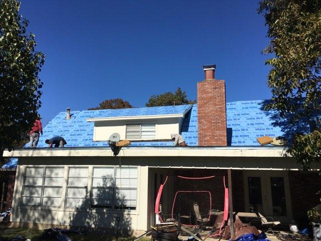 Rescue Roofing Texas - Roofing Construction Underway